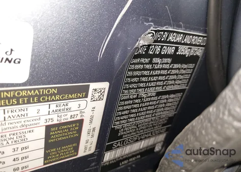 2020 Land Rover Range Rover P525 Hse из США, поврежденный, VIN SALGS2SE2LA591386